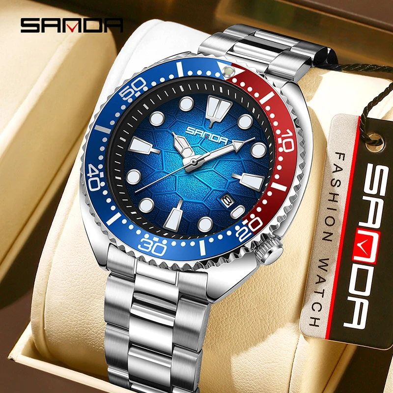 Smartwatch Casual Watches For Men - SANDA Klasik İş Erkek Kuvars İzle