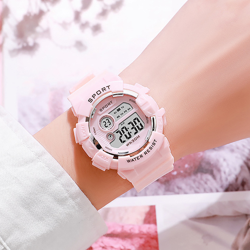 Smartwatch Watches Gift For Girls - Moda Çocuklar Saatler Aydınlık Su Geçirmez