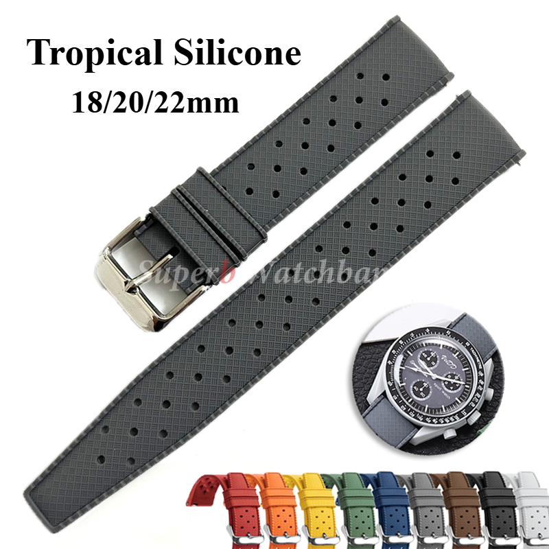 Citizen Watches Smartwatch - Tropikal Silikon saat kayışı Hızlı Bırakma