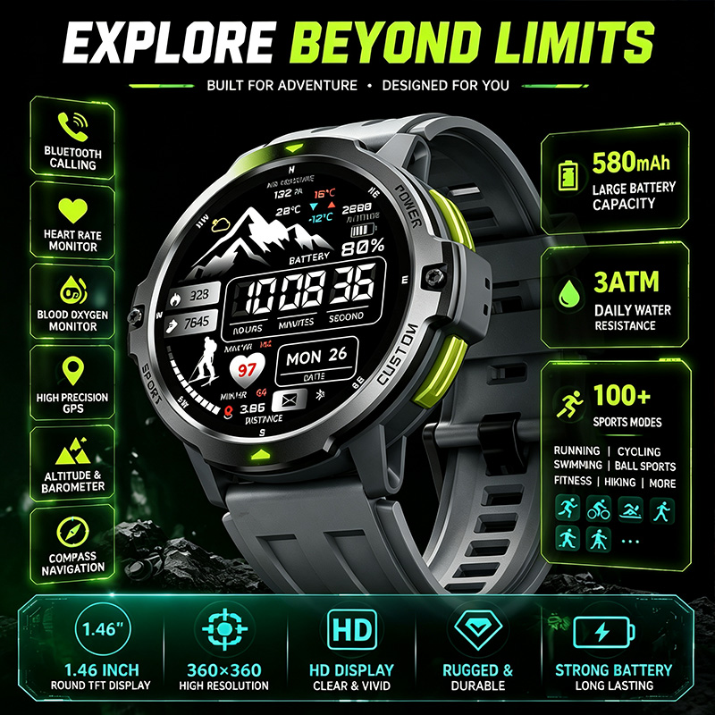 Timex Watches Smartwatch - Bluetooth Akıllı Saat Pusula Spor Modu