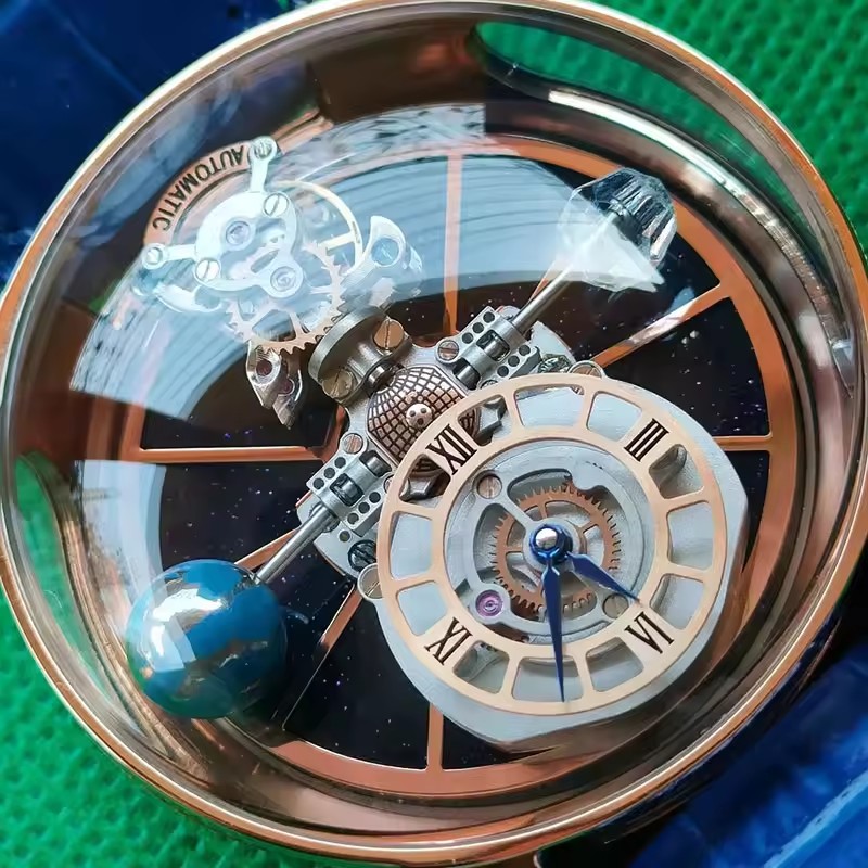 Smartwatch Casual Watches For Men - PINDU Tasarım Erkek Kol Saati Şeffaf