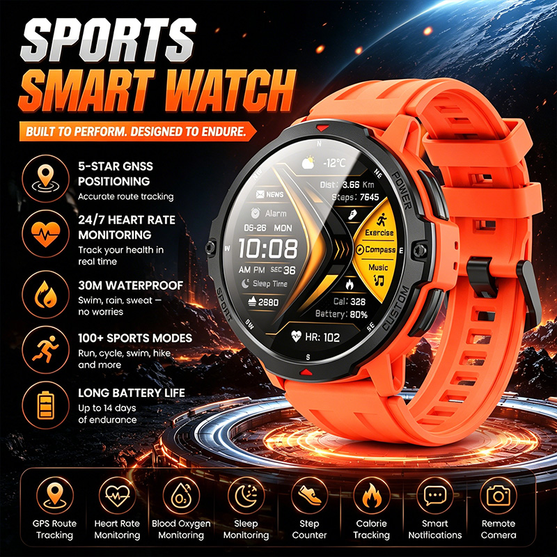 Timex Watches Smartwatch - Yeni Profesyonel Spor Akıllı Saat 6