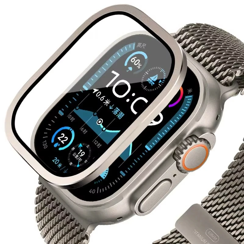 Smartwatch Watches For Men - Apple Watch Ultra için Temperli Cam