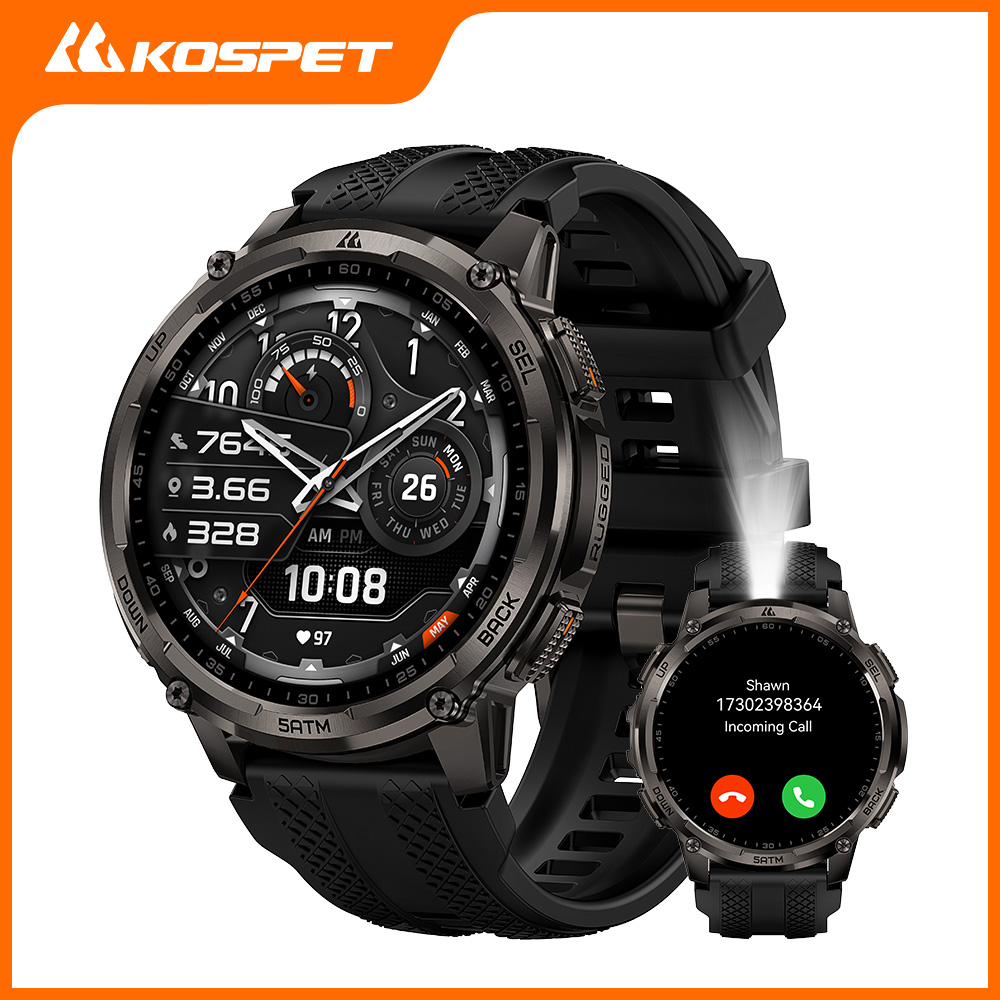 Smartwatch Rugged Watches For Men - KOSPET TANK T4C Akıllı Saat Erkekler
