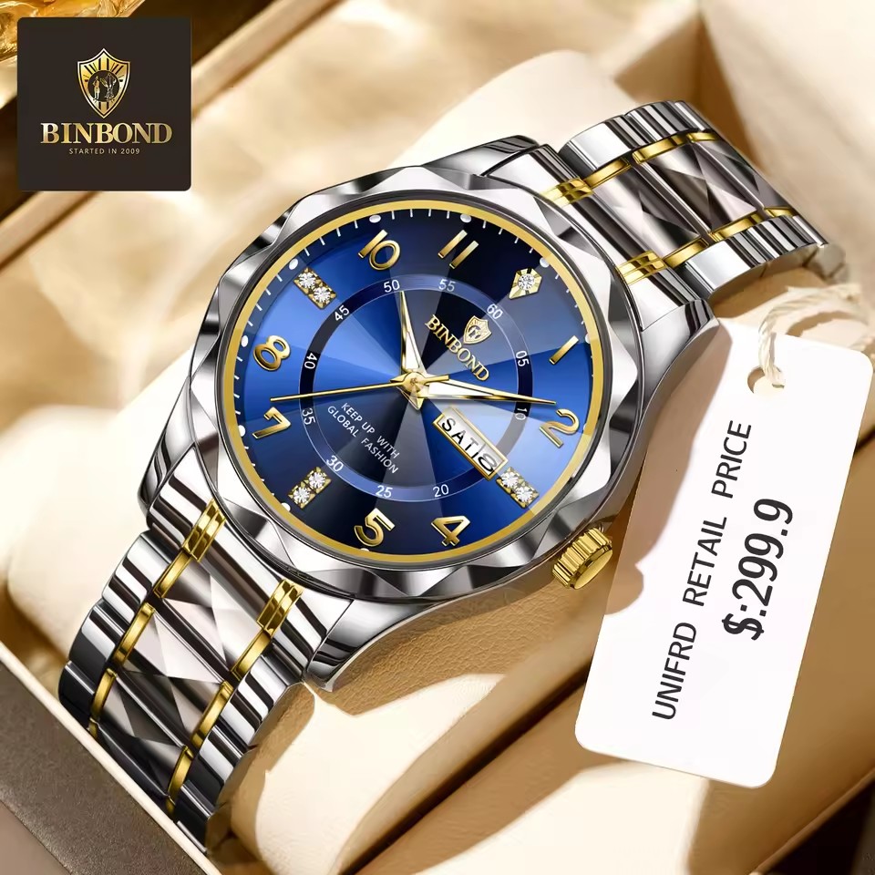 Smartwatch Casual Watches For Men - Erkek saati moda trendi gece lambası
