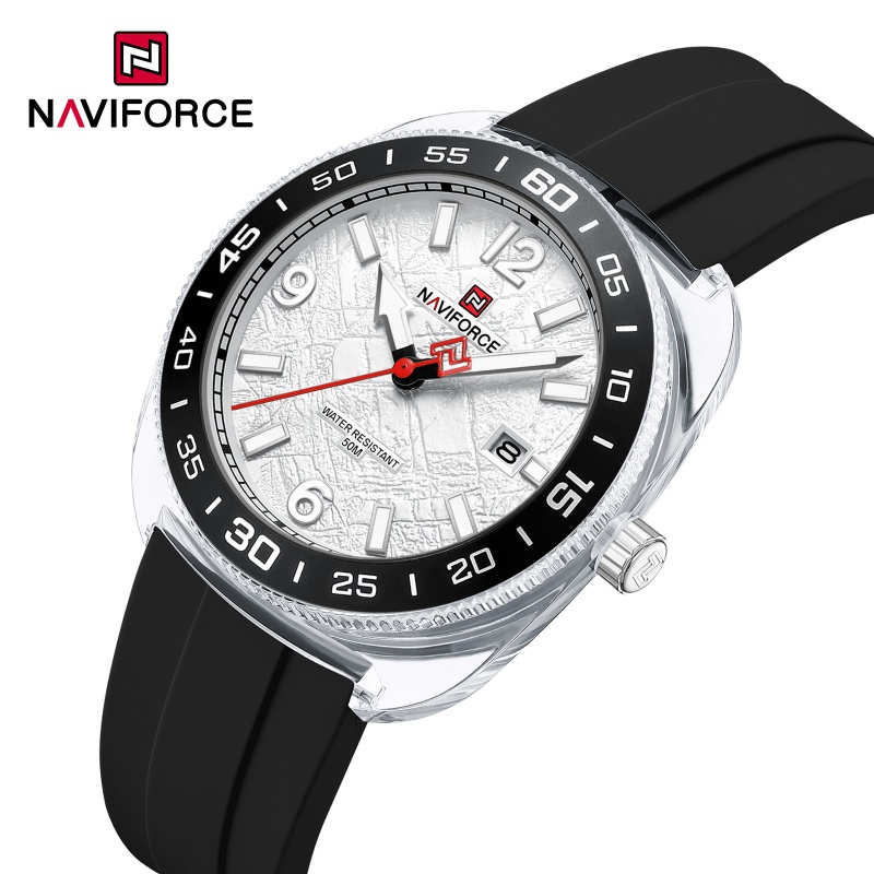 Smartwatch Casual Watches For Men - NAVIFORCE Erkekler Saatler Kuvars Otomatik Tarih