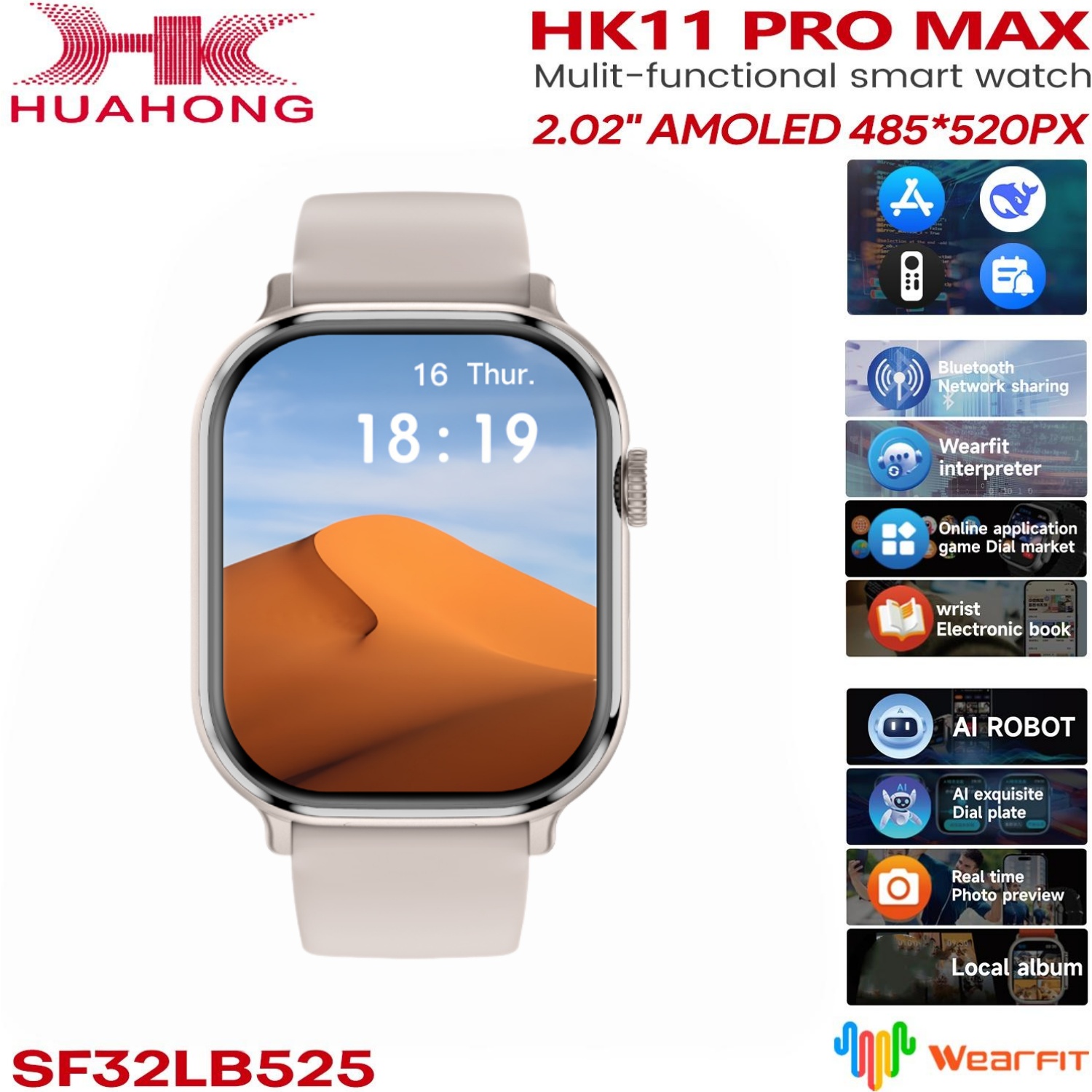 Heart Rate Gps Watch - Orijinal HK11 Pro MAX Akıllı Saat