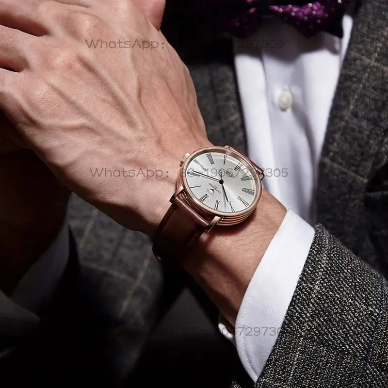 Skeleton Mechanical Watch - Shanghai Diamond Erkek Tam Otomatik Mekanik