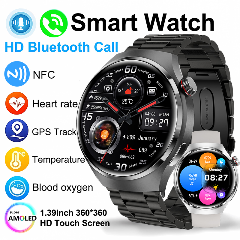 Smartwatch Watches For Men With Gps - 2026 yeni akıllı saat kalp atış