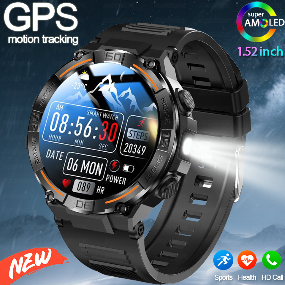 Smartwatch Watches For Men With Gps - 2026 Yeni Askeri Açık Hava Akıllı