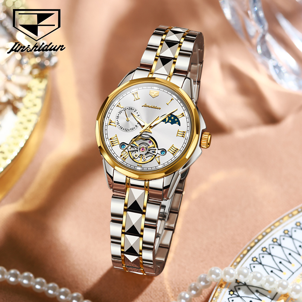 JSDUN 8937 Bayan Saatleri Otom - Skeleton Mechanical Watch incelemesi ve fiyatı