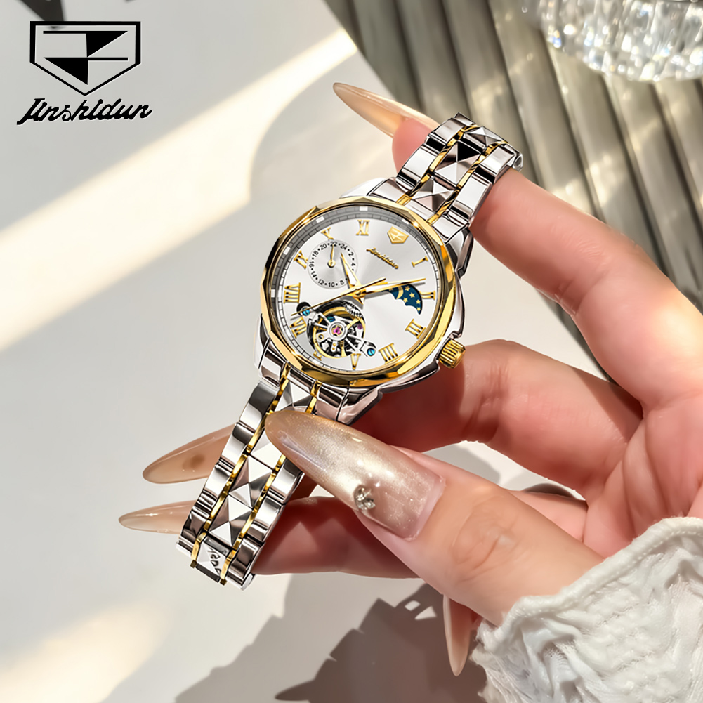 JSDUN 8937 Bayan Saatleri Otom - Skeleton Mechanical Watch incelemesi ve fiyatı