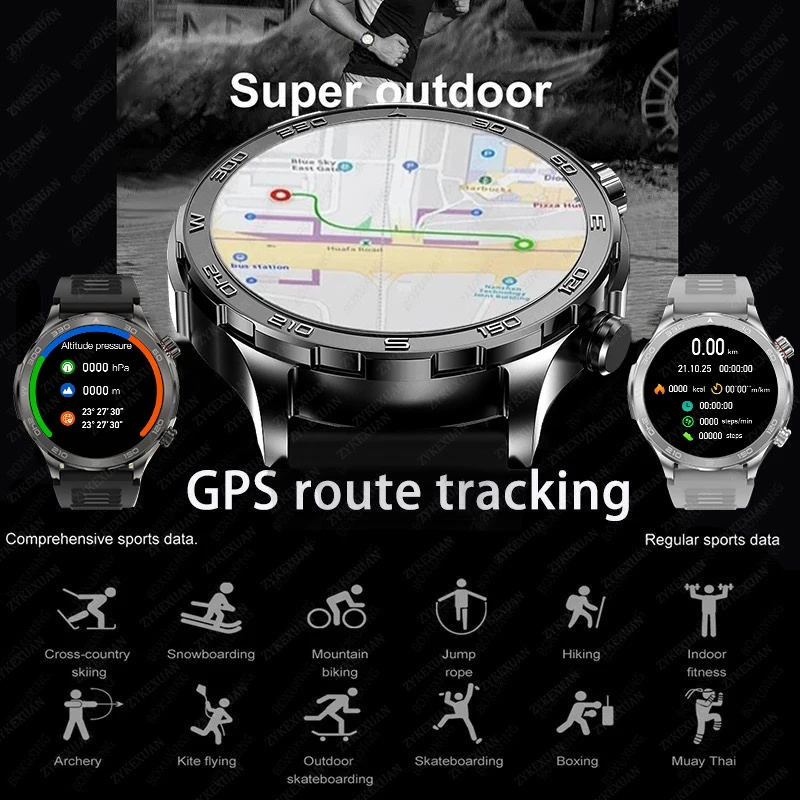 Yeni GPS Takipli Akıllı Saat E - Smartwatch Watches For Men incelemesi ve fiyatı
