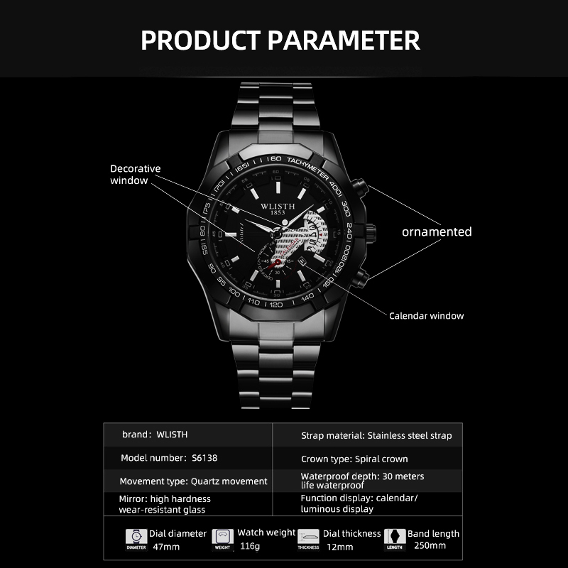 Lüks Marka Erkek Izle Su Geçir - Smartwatch Casual Watches For Men incelemesi ve fiyatı