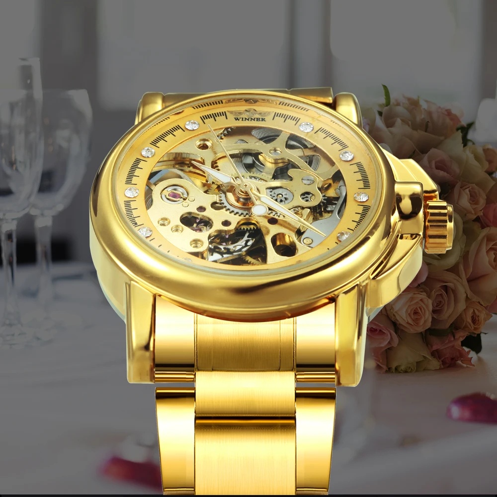 İskelet Tasarımlı, Şeffaf Arka - Skeleton Mechanical Watch incelemesi ve fiyatı