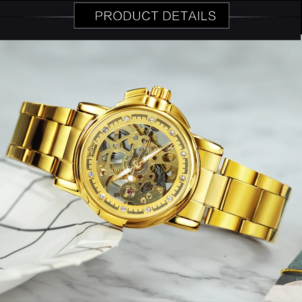 İskelet Tasarımlı, Şeffaf Arka - Skeleton Mechanical Watch incelemesi ve fiyatı