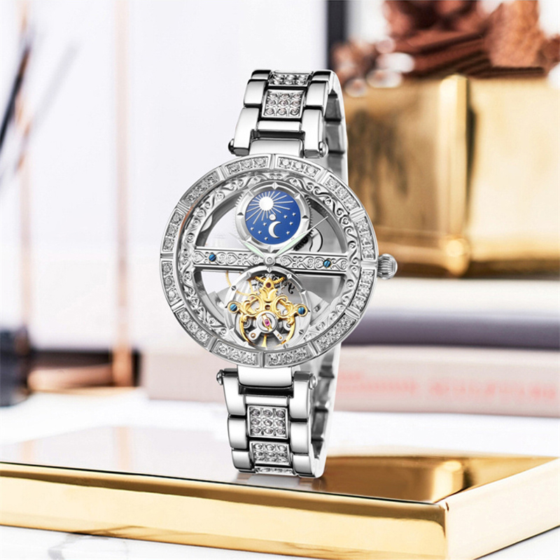 Bayanlar Izle Otomatik Kadın L - Skeleton Mechanical Watch incelemesi ve fiyatı