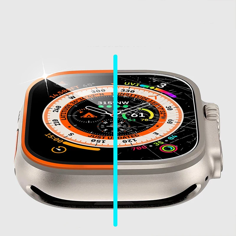 Apple için temperli cam izle U - Smartwatch Watches For Men incelemesi ve fiyatı