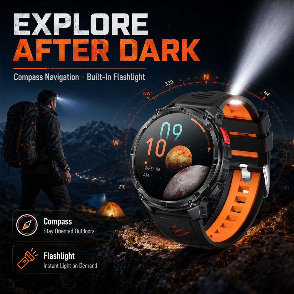 YAOCX AMOLED Akıllı Saat Erkek - Smartwatch Rugged Watches For Men incelemesi ve fiyatı
