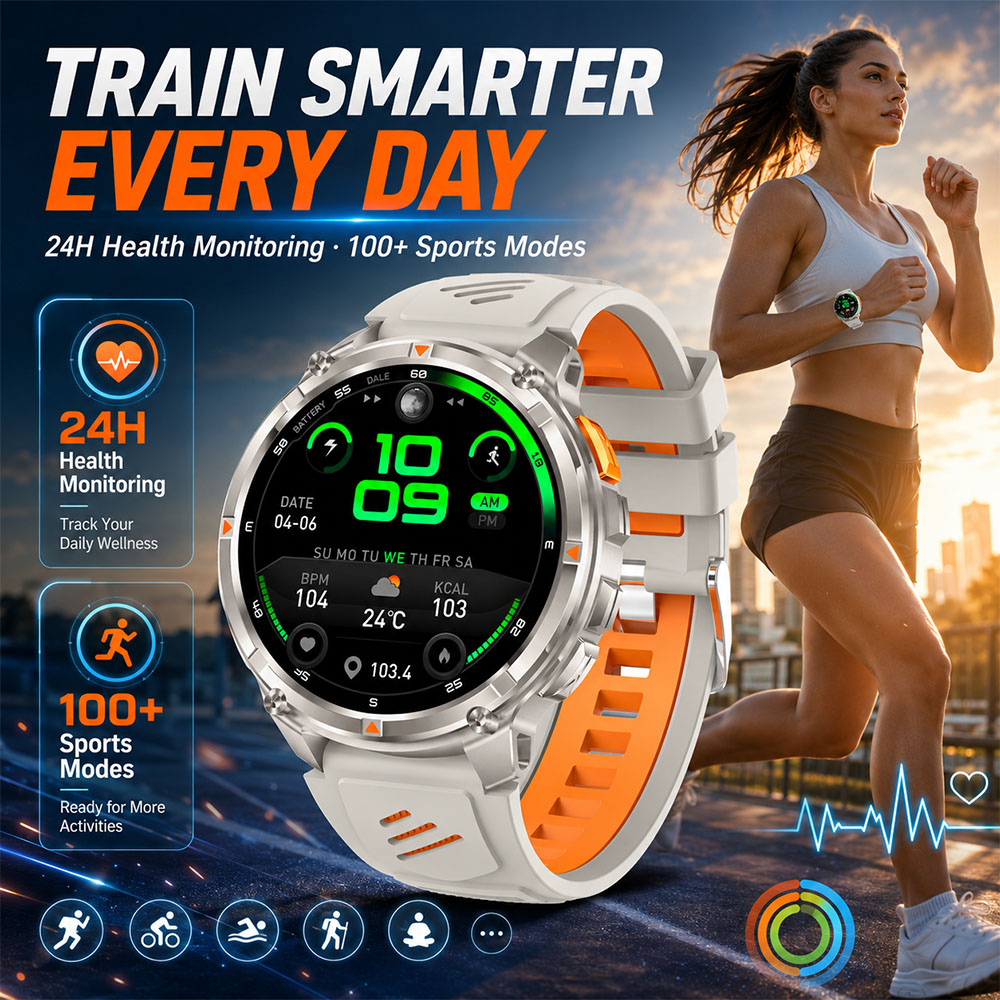 YAOCX AMOLED Akıllı Saat Erkek - Smartwatch Rugged Watches For Men incelemesi ve fiyatı