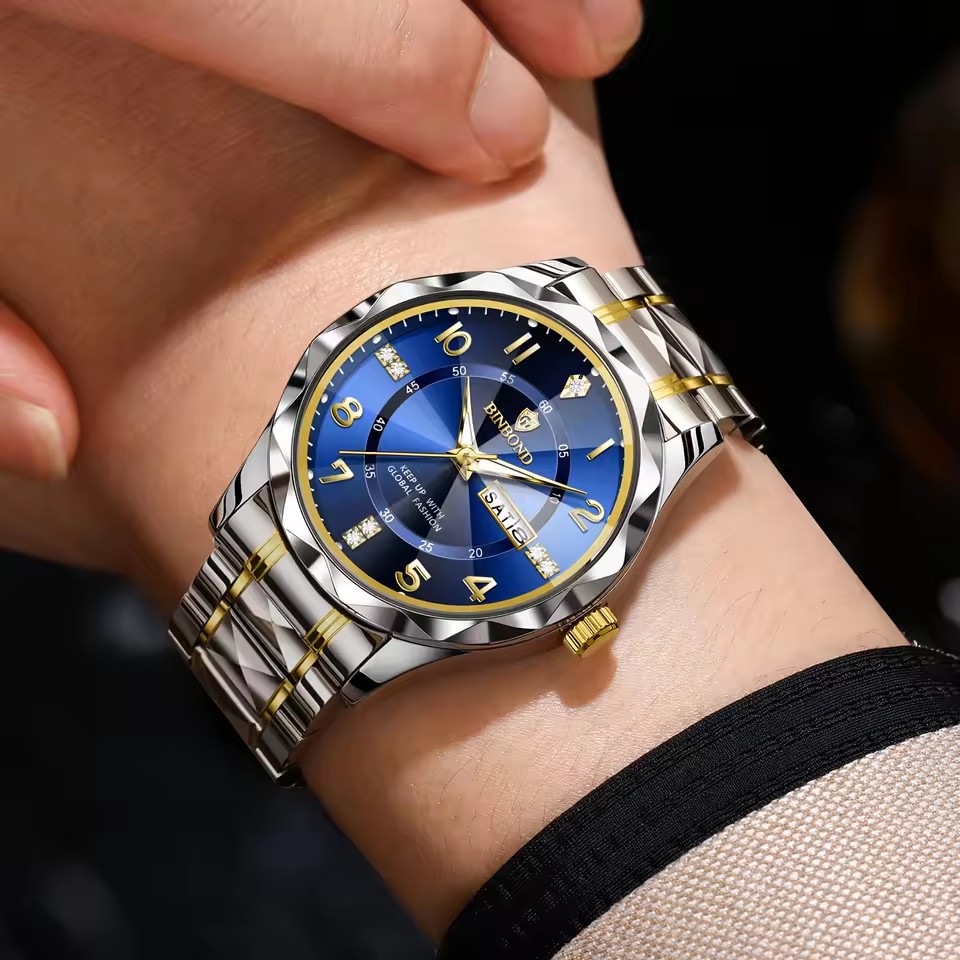 Erkek saati moda trendi gece l - Smartwatch Casual Watches For Men incelemesi ve fiyatı