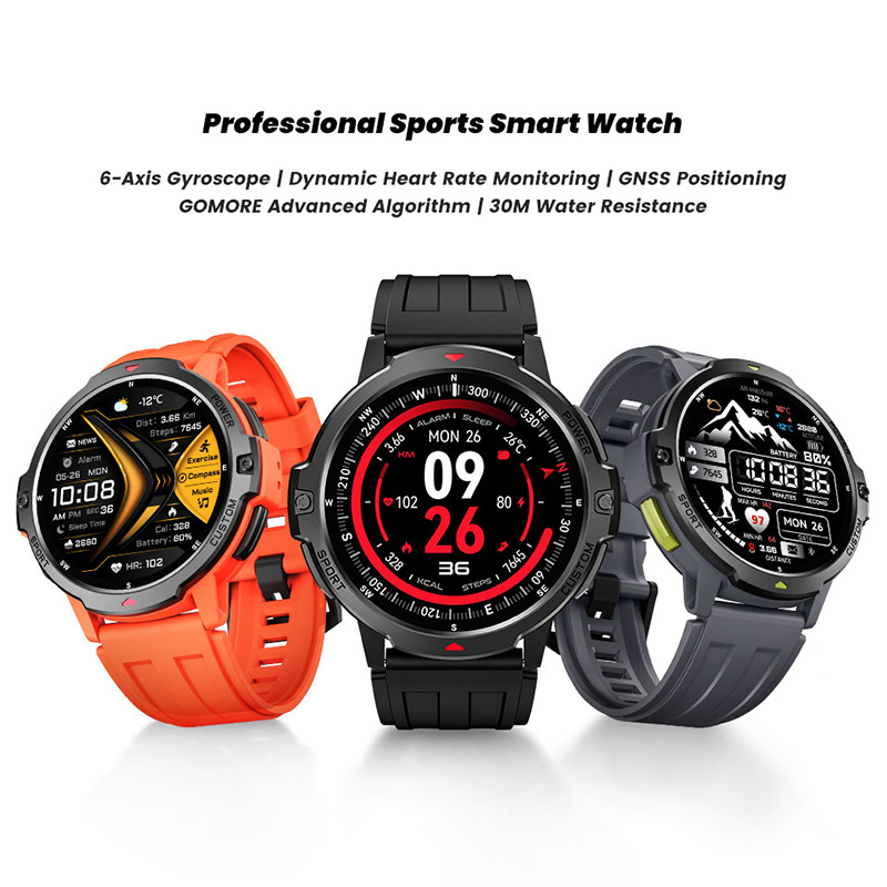 YENI 1.46 Inç Askeri GPS Smart - Timex Watches Smartwatch incelemesi ve fiyatı