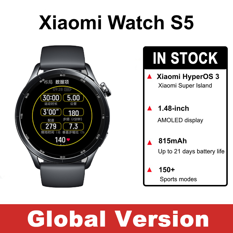 Küresel Sürüm Xiaomi Watch S5  - Timex Watches Smartwatch incelemesi ve fiyatı