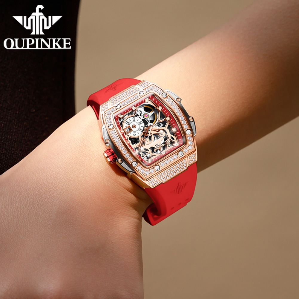 OUPINKE Kadın Izle Orijinal Lü - Skeleton Mechanical Watch incelemesi ve fiyatı