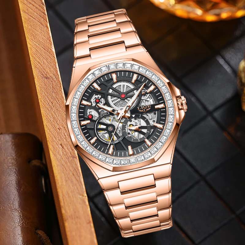 LIGE Orijinal Tasarım Mekanik  - Skeleton Mechanical Watch incelemesi ve fiyatı
