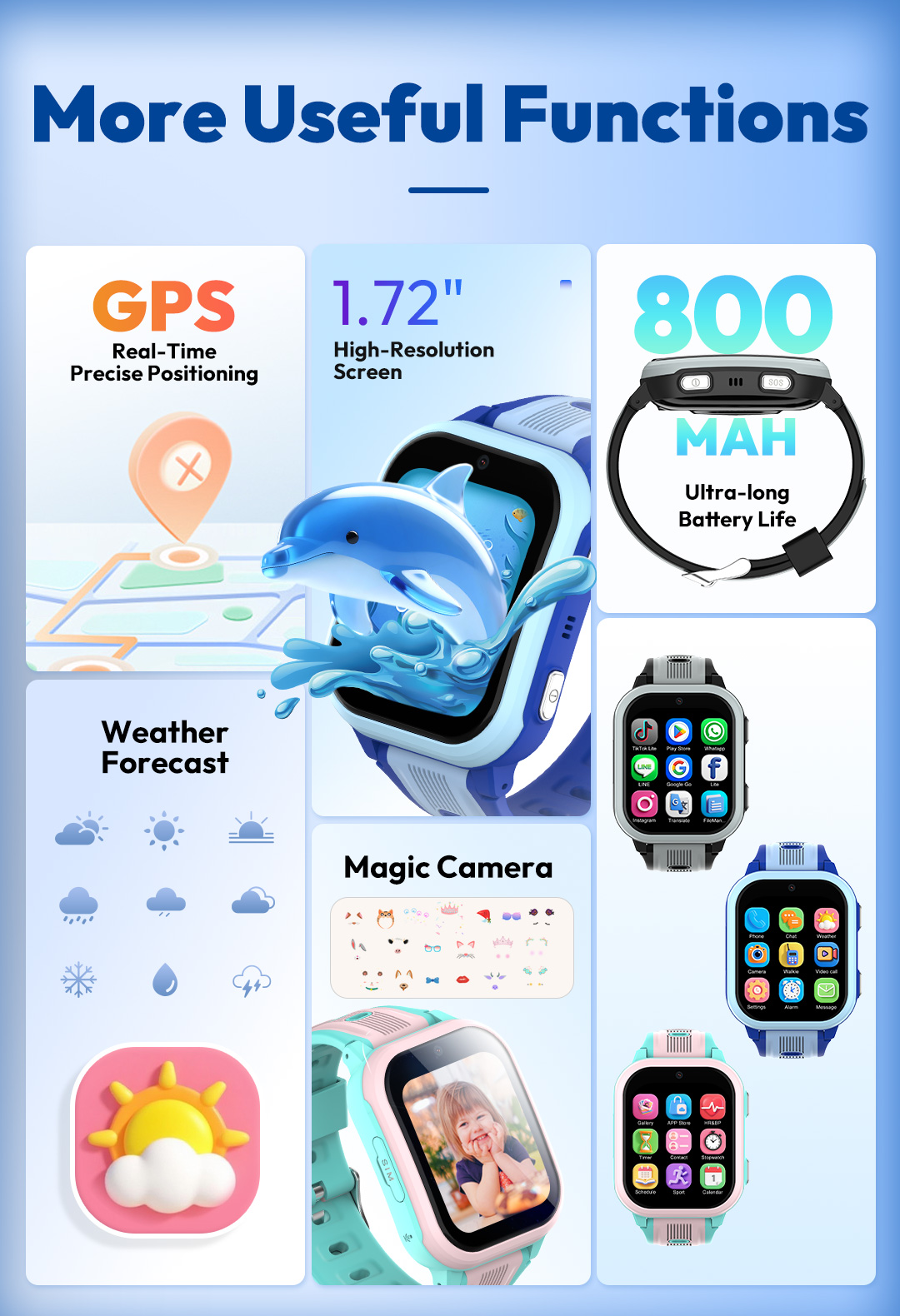 KT41 Akıllı Saat - 4G Telefonl - Smartwatch Watches Gift For Girls incelemesi ve fiyatı