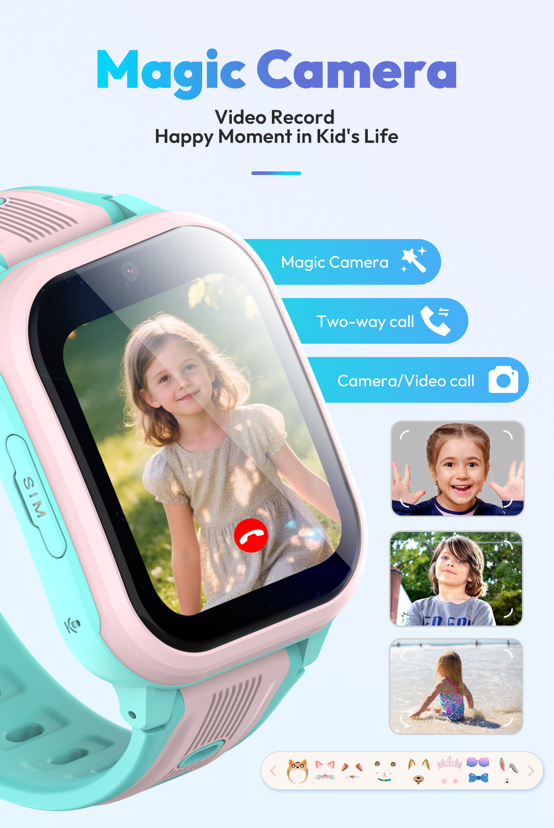 KT41 Akıllı Saat - 4G Telefonl - Smartwatch Watches Gift For Girls incelemesi ve fiyatı