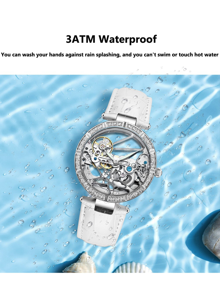 Lüks İskelet Gümüş Kadran Moda - Skeleton Mechanical Watch incelemesi ve fiyatı