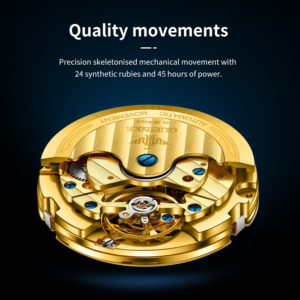 OUPINKE 3290 iskelet erkek saa - Skeleton Mechanical Watch incelemesi ve fiyatı